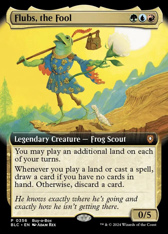 Card image of Flubs, the Fool