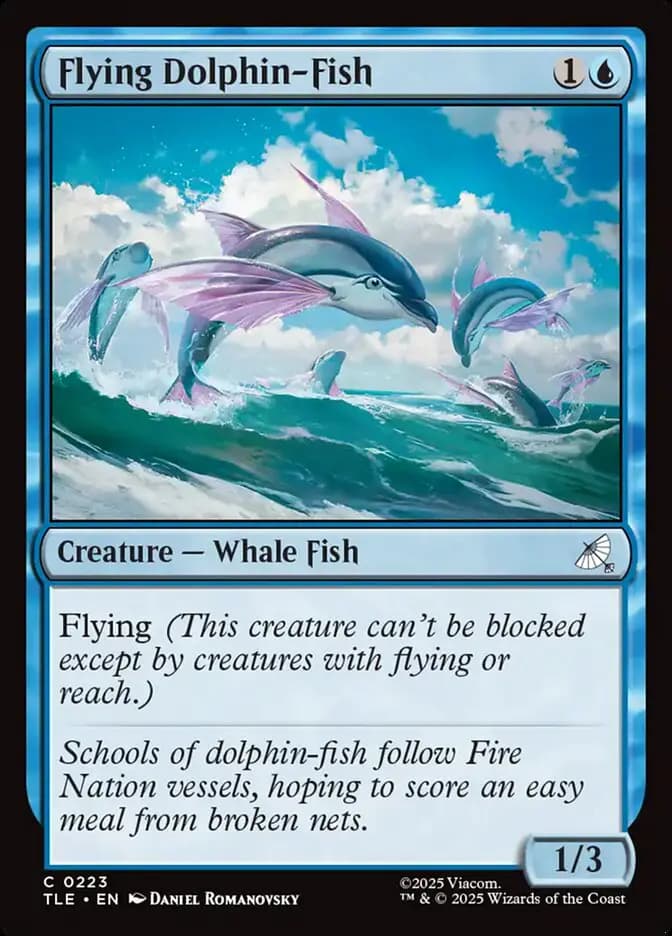 Card image of Flying Dolphin-Fish