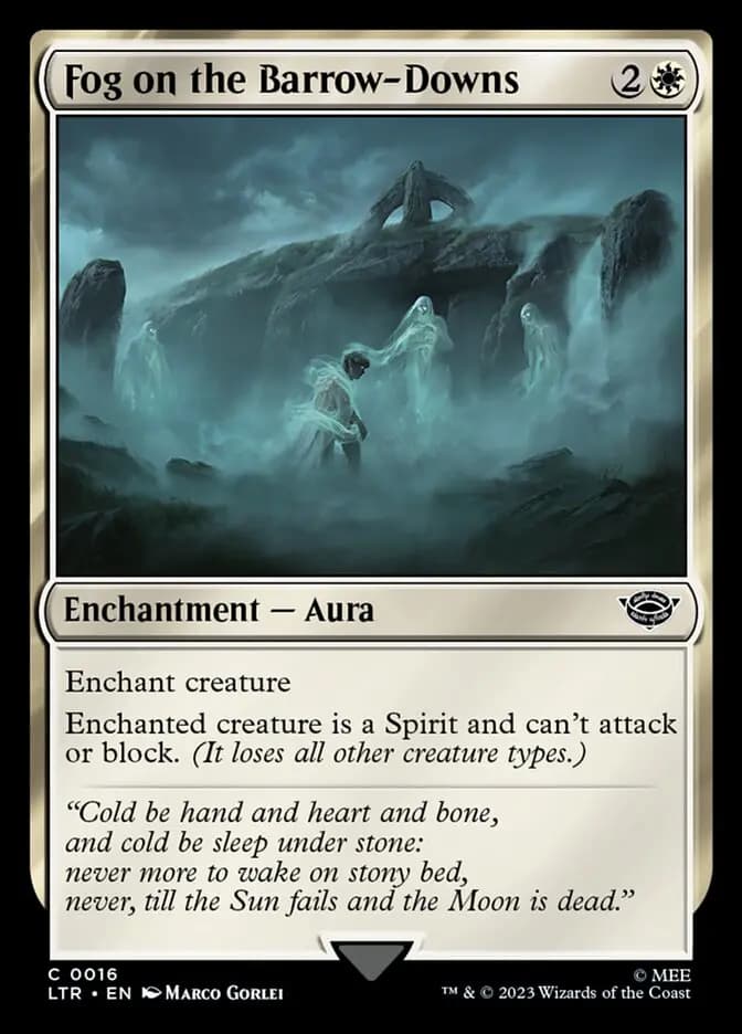 Card image of Fog on the Barrow-Downs