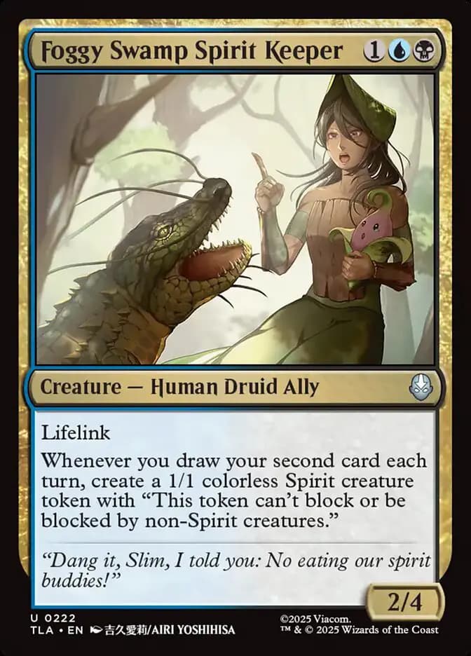 Card image of Foggy Swamp Spirit Keeper
