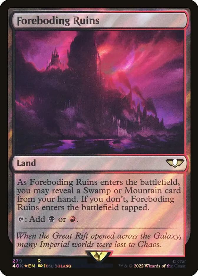 Card image of Foreboding Ruins