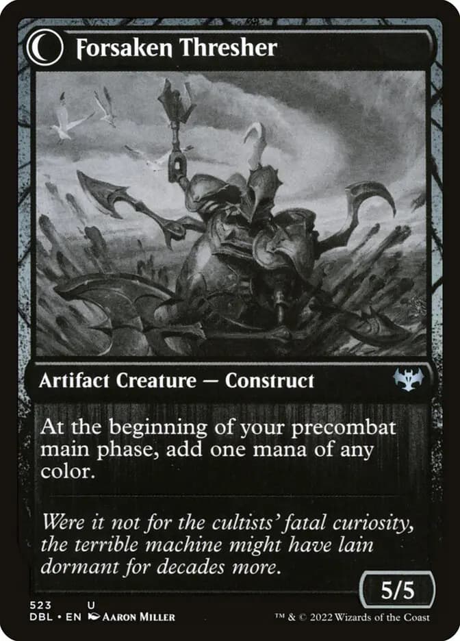 Card image of Foreboding Statue / Forsaken Thresher