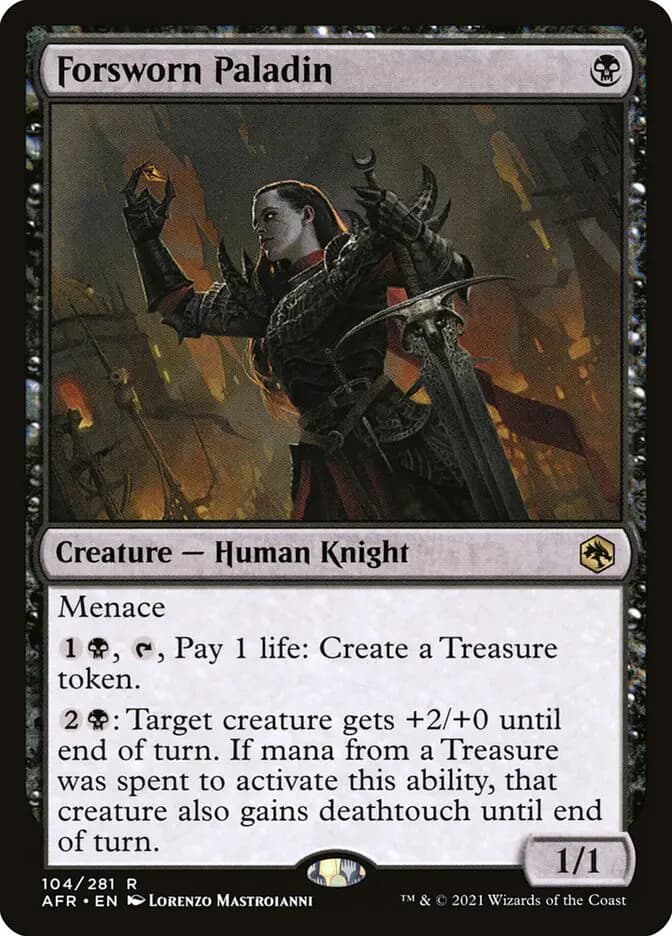 Card image of Forsworn Paladin