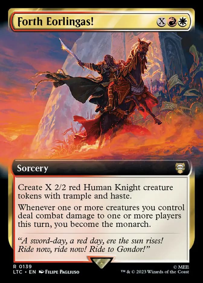 Card image of Forth Eorlingas!