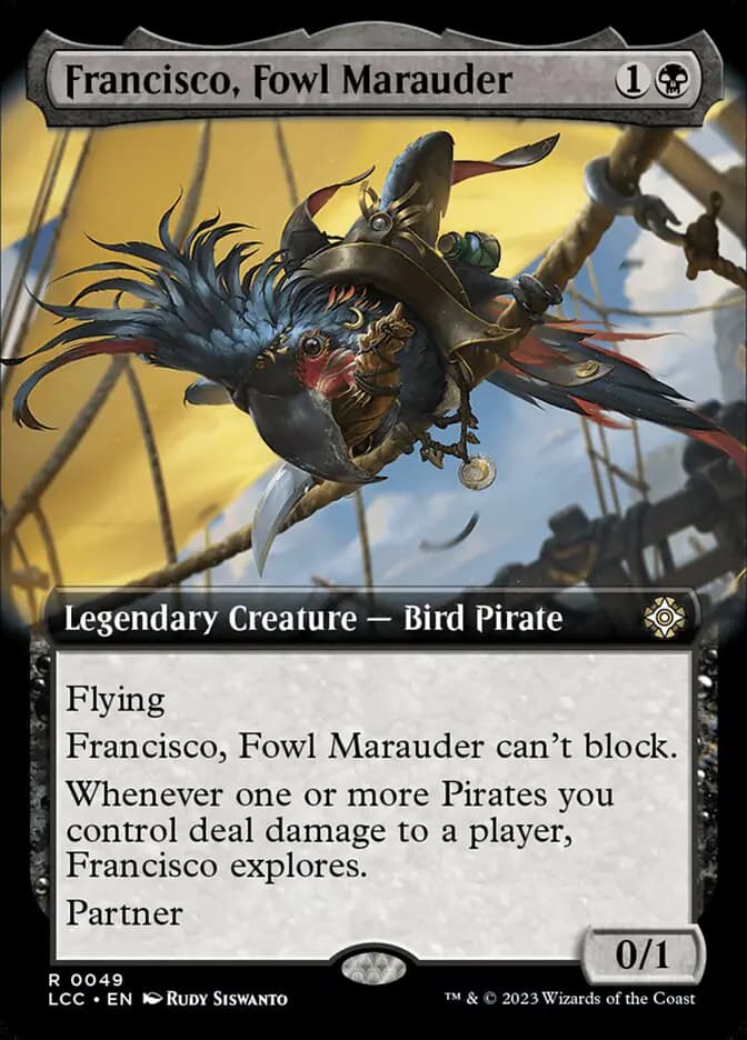 Card image of Francisco, Fowl Marauder