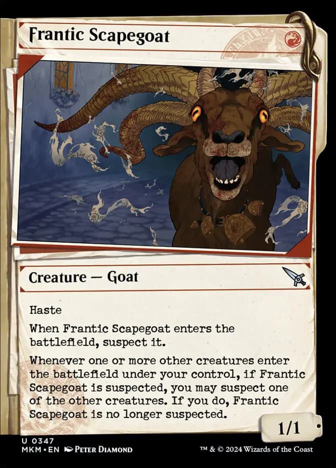 Card image of Frantic Scapegoat