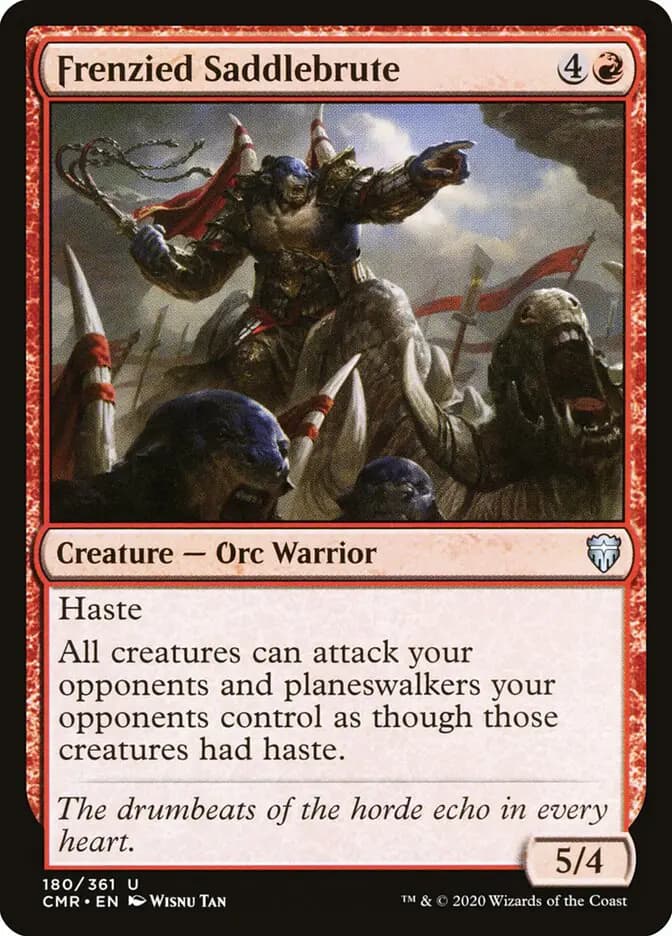 Card image of Frenzied Saddlebrute