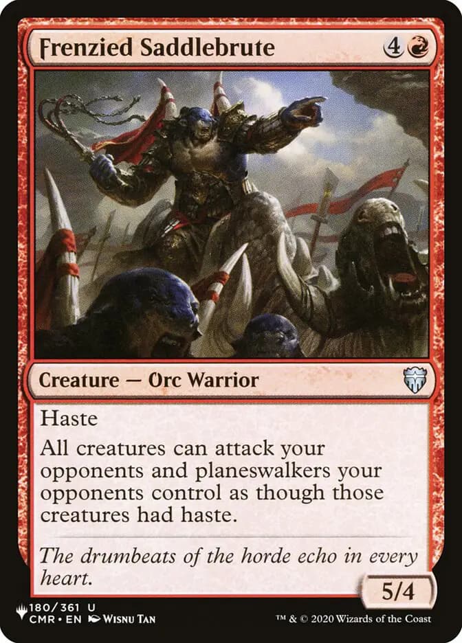 Card image of Frenzied Saddlebrute