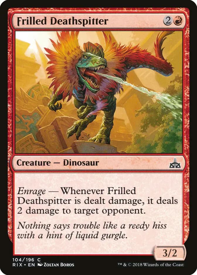 Card image of Frilled Deathspitter