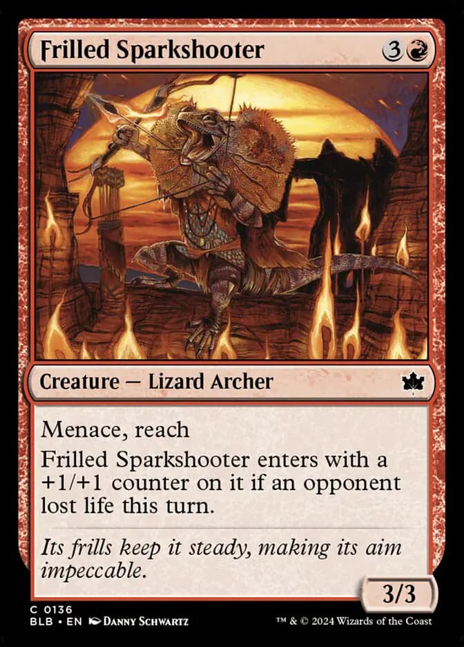 Card image of Frilled Sparkshooter