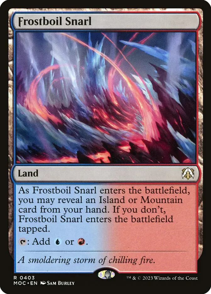 Card image of Frostboil Snarl