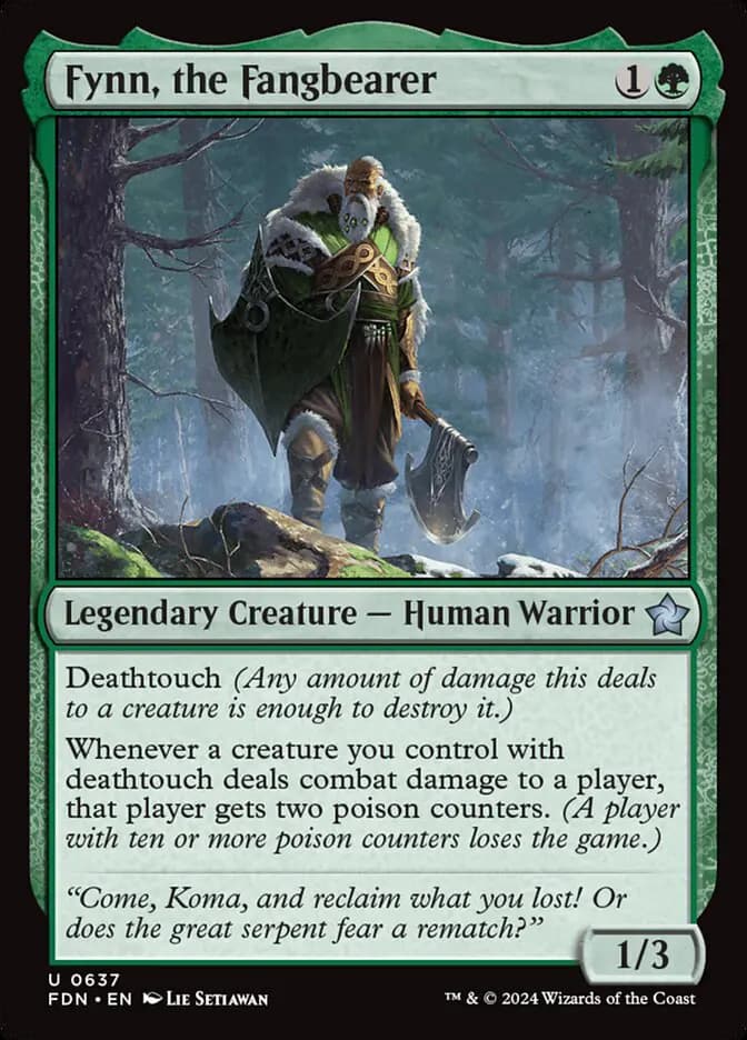 Card image of Fynn, the Fangbearer