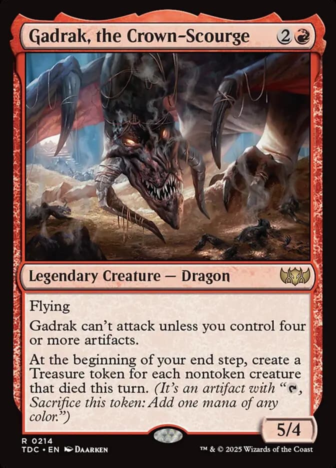 Card image of Gadrak, the Crown-Scourge