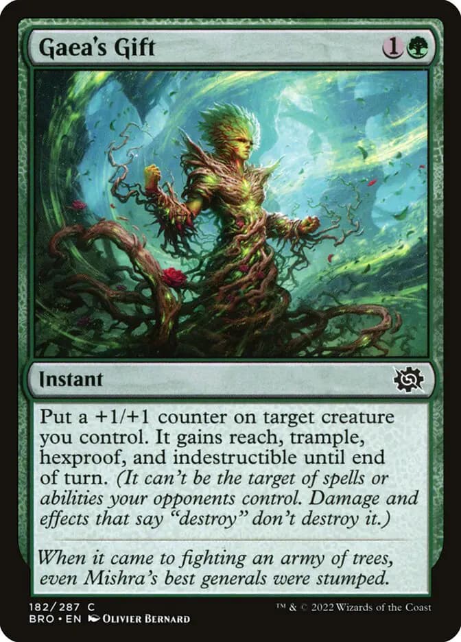 Card image of Gaea's Gift