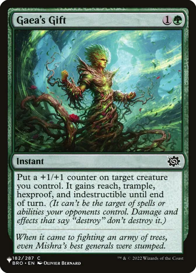 Card image of Gaea's Gift