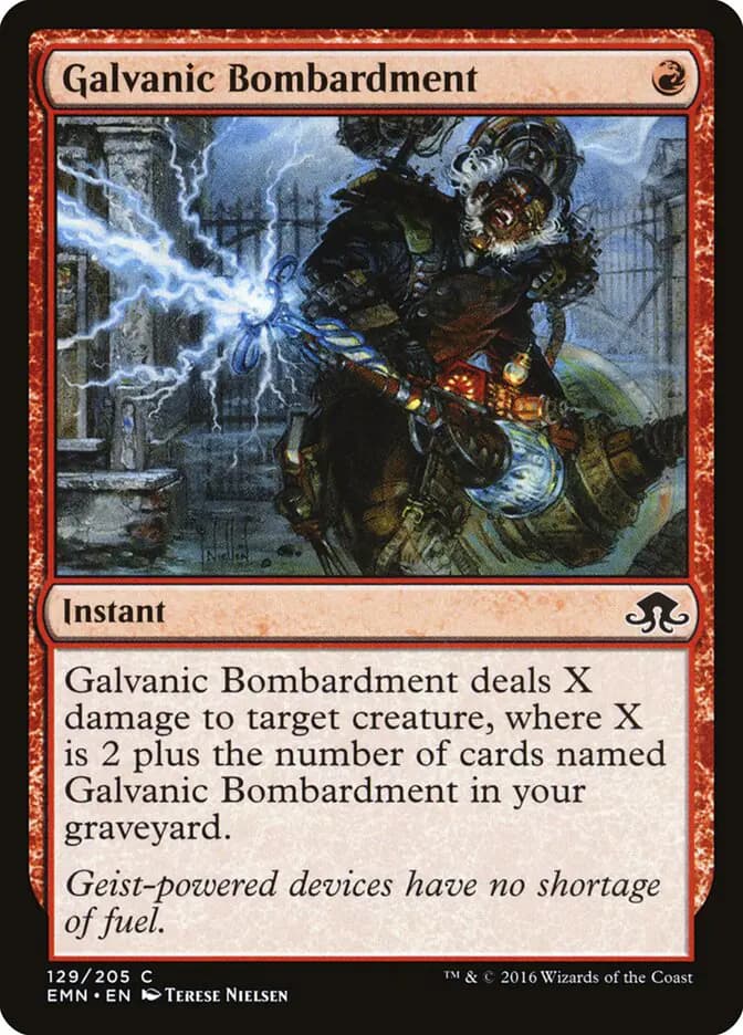 Card image of Galvanic Bombardment
