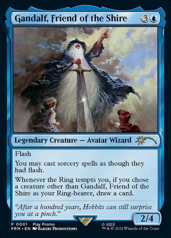 Card image of Gandalf, Friend of the Shire