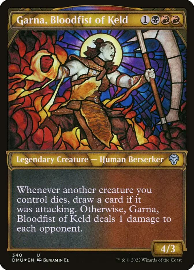 Card image of Garna, Bloodfist of Keld