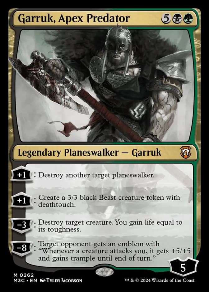 Card image of Garruk, Apex Predator