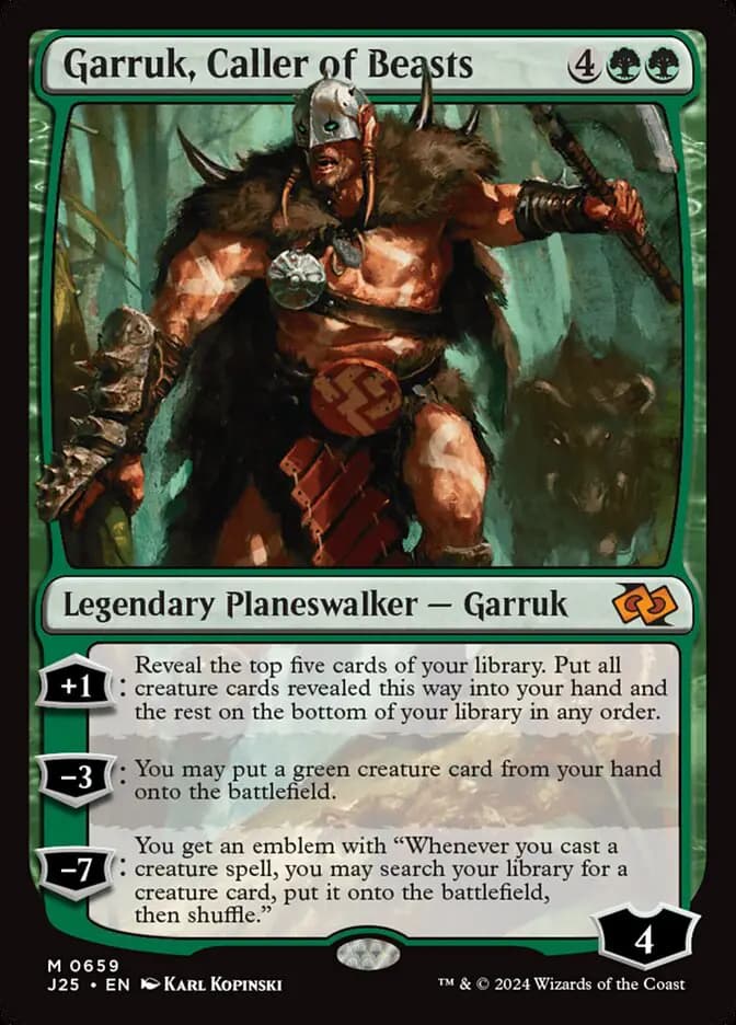 Card image of Garruk, Caller of Beasts