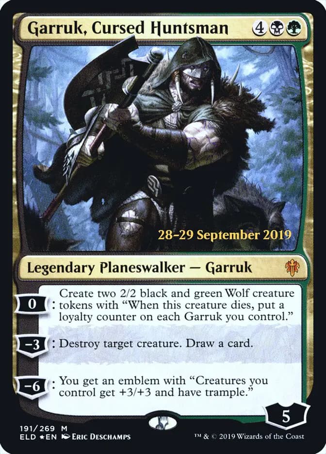 Card image of Garruk, Cursed Huntsman