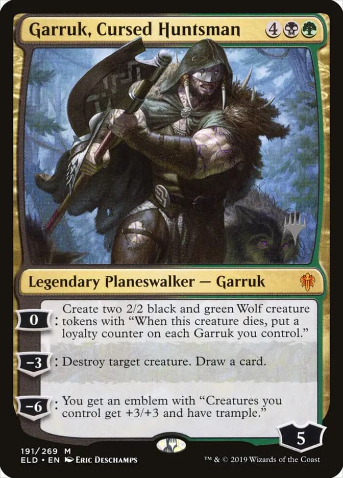 Card image of Garruk, Cursed Huntsman