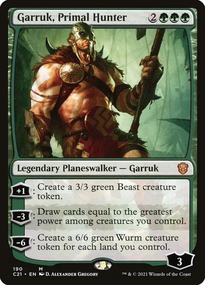 Card image of Garruk, Primal Hunter