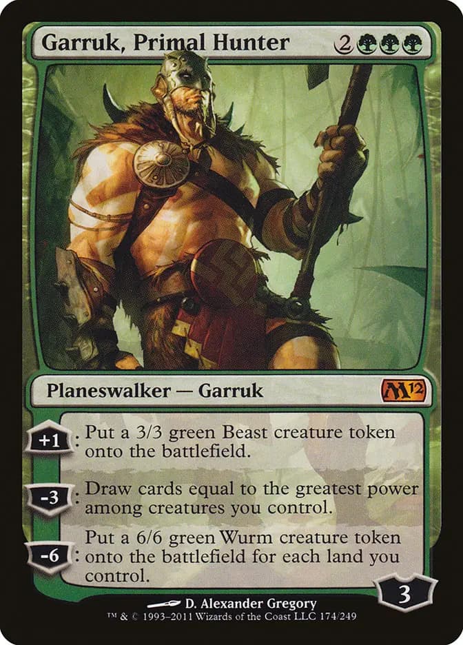 Card image of Garruk, Primal Hunter