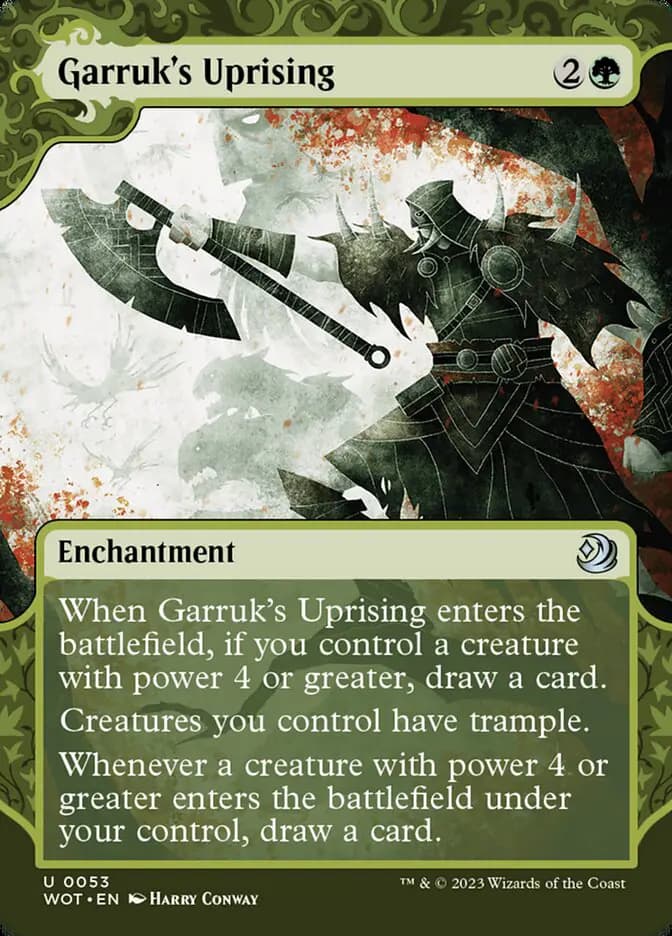 Card image of Garruk's Uprising