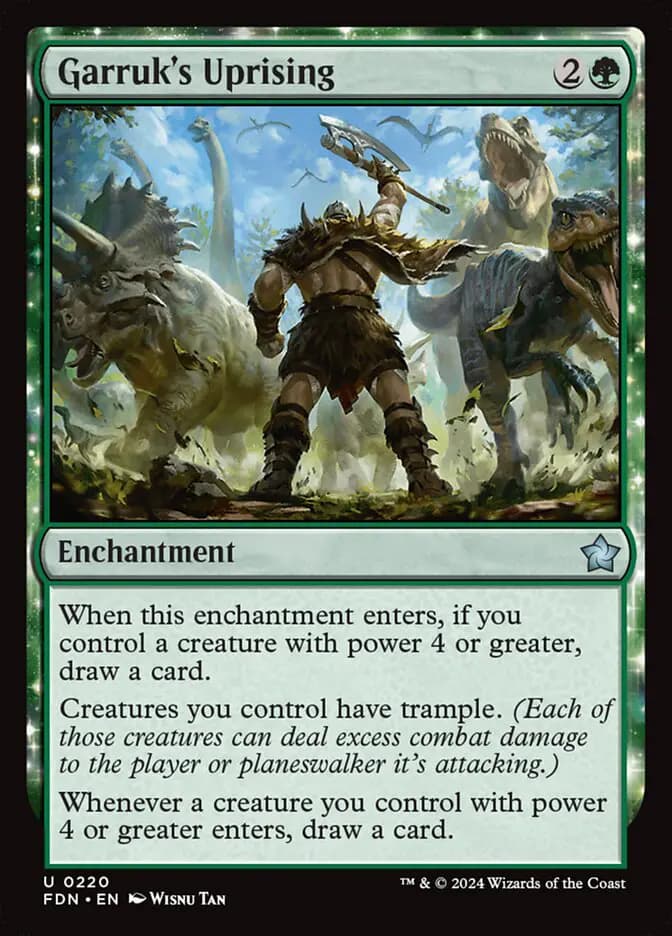 Card image of Garruk's Uprising