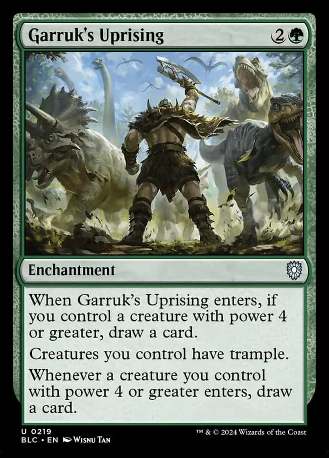 Card image of Garruk's Uprising