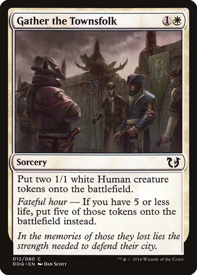 Card image of Gather the Townsfolk