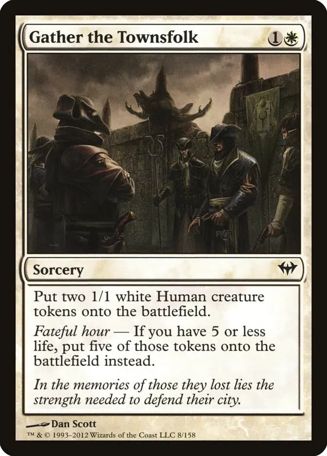 Card image of Gather the Townsfolk