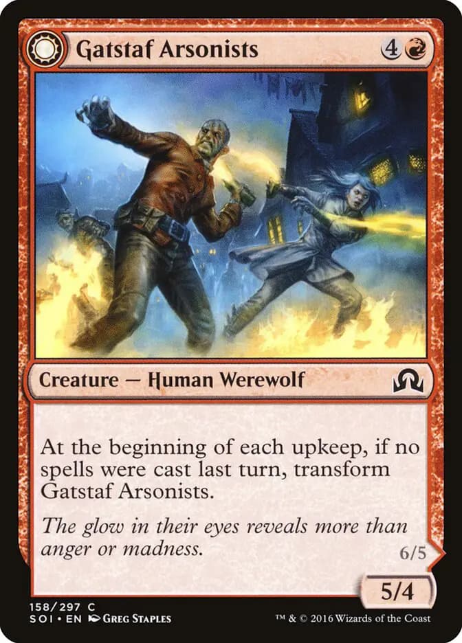 Card image of Gatstaf Arsonists / Gatstaf Ravagers