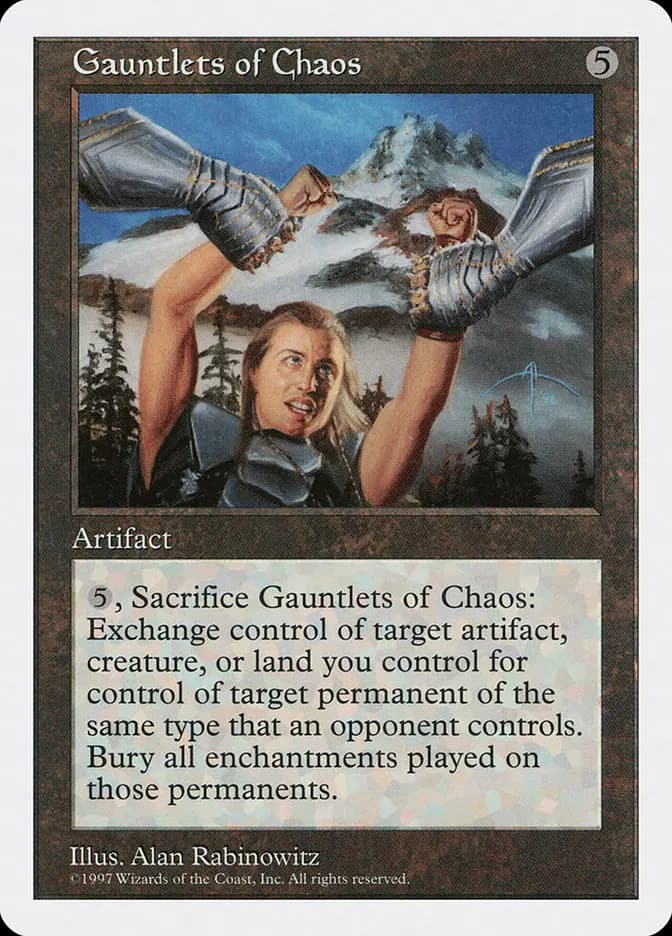 Card image of Gauntlets of Chaos