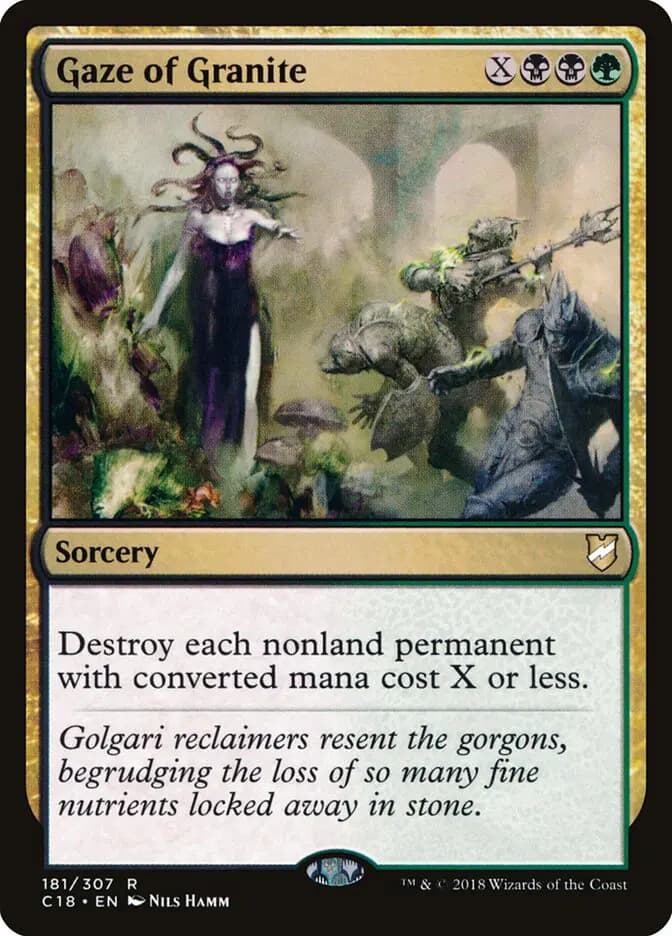 Card image of Gaze of Granite