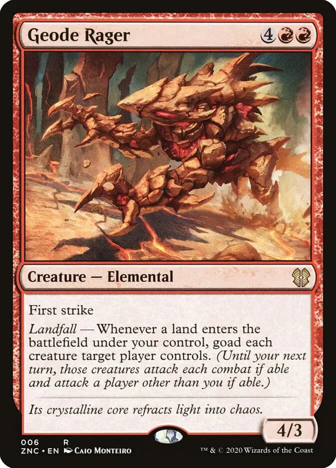 Card image of Geode Rager