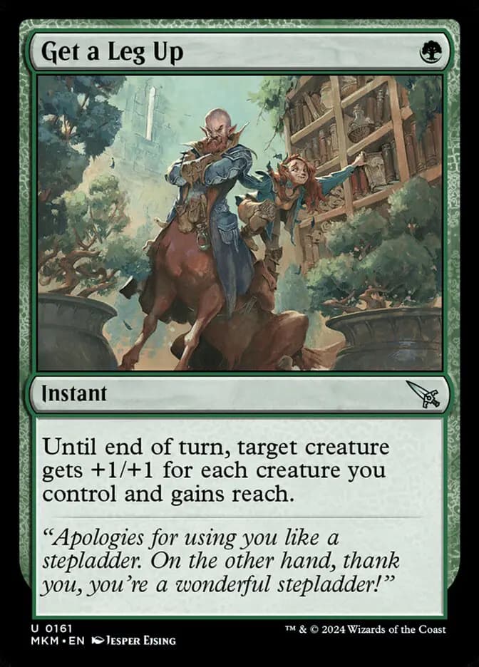 Card image of Get a Leg Up