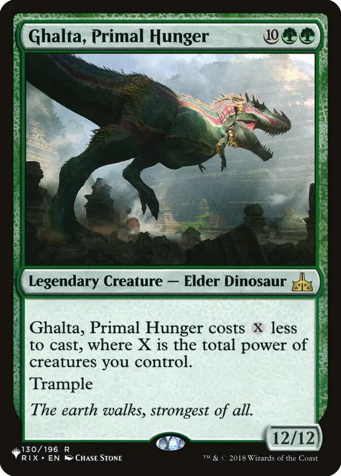Card image of Ghalta, Primal Hunger