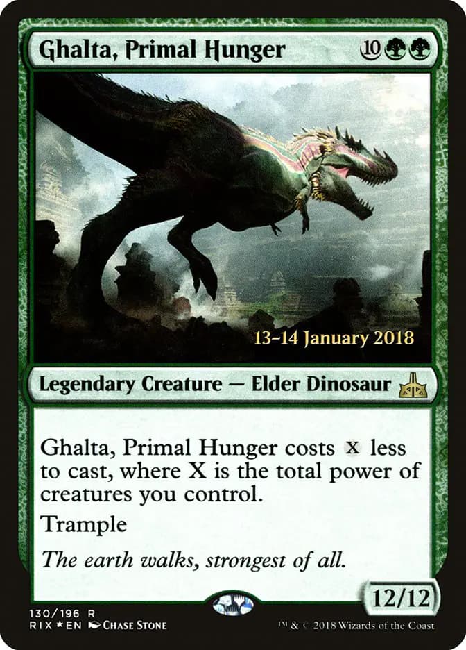 Card image of Ghalta, Primal Hunger