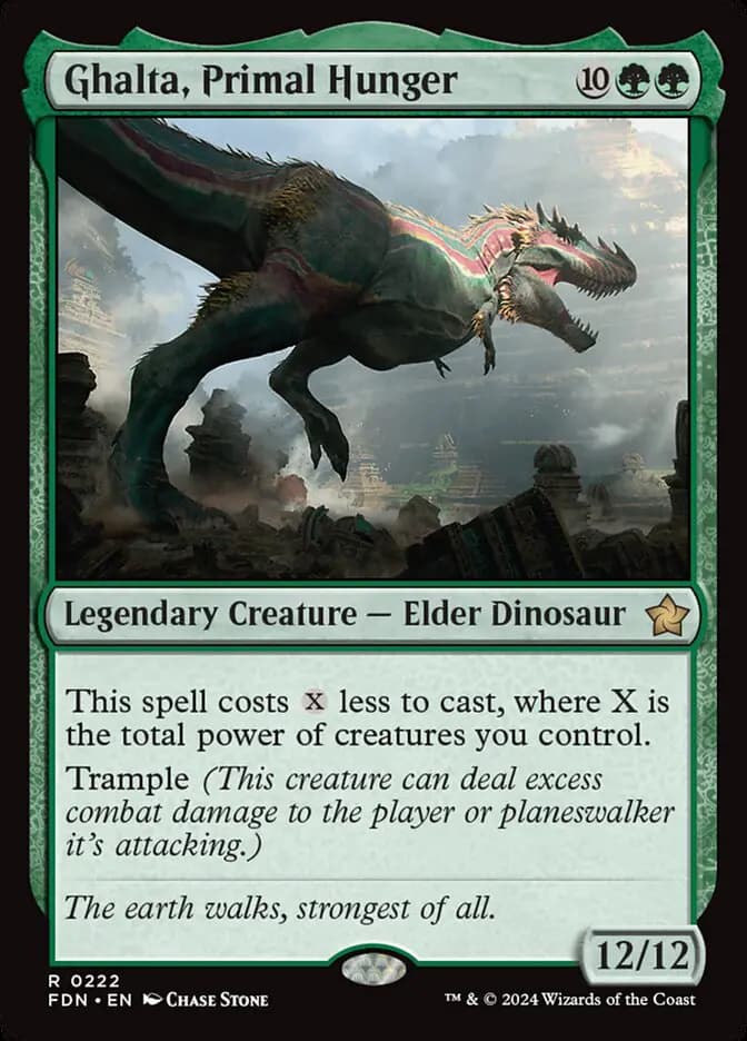 Card image of Ghalta, Primal Hunger