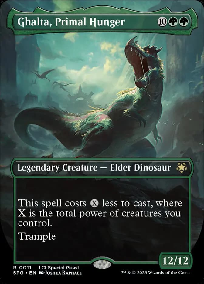 Card image of Ghalta, Primal Hunger