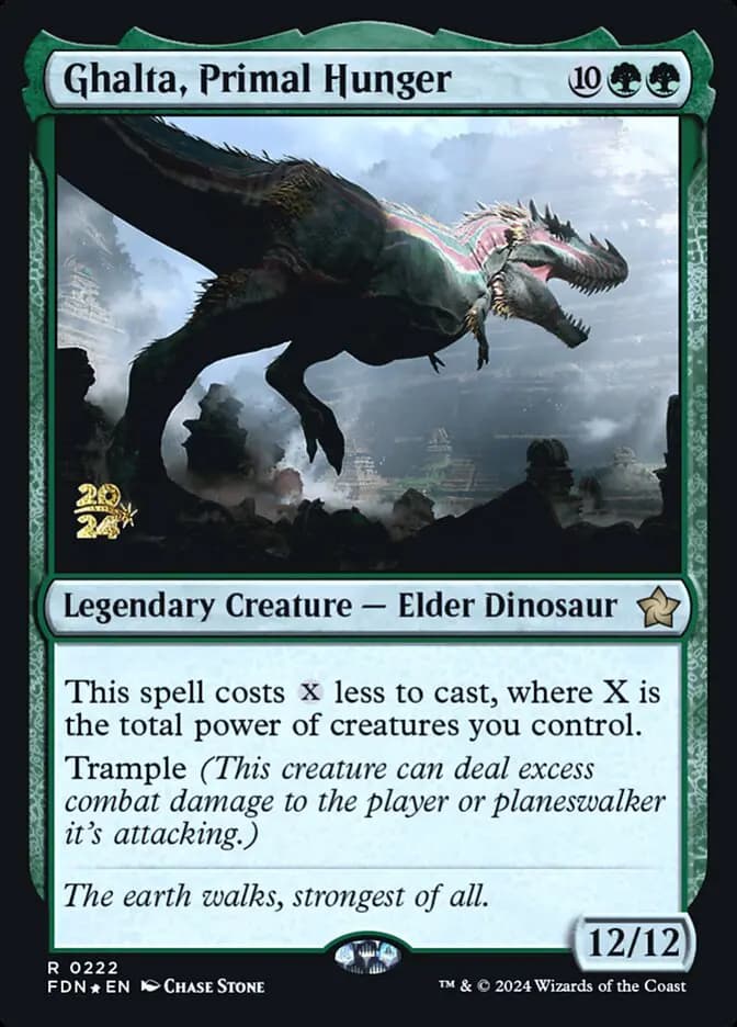 Card image of Ghalta, Primal Hunger