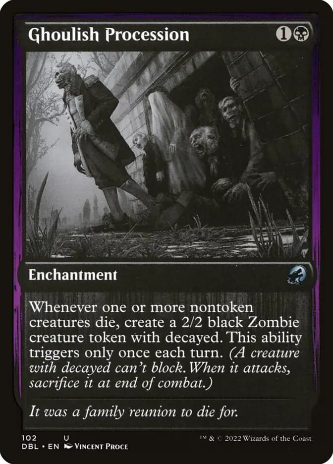 Card image of Ghoulish Procession