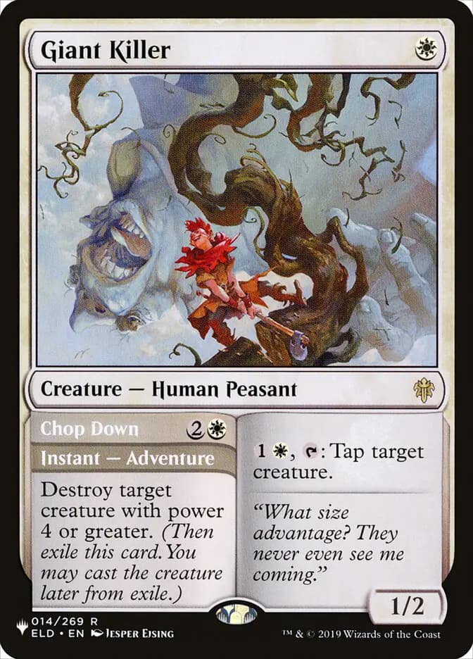 Card image of Giant Killer / Chop Down