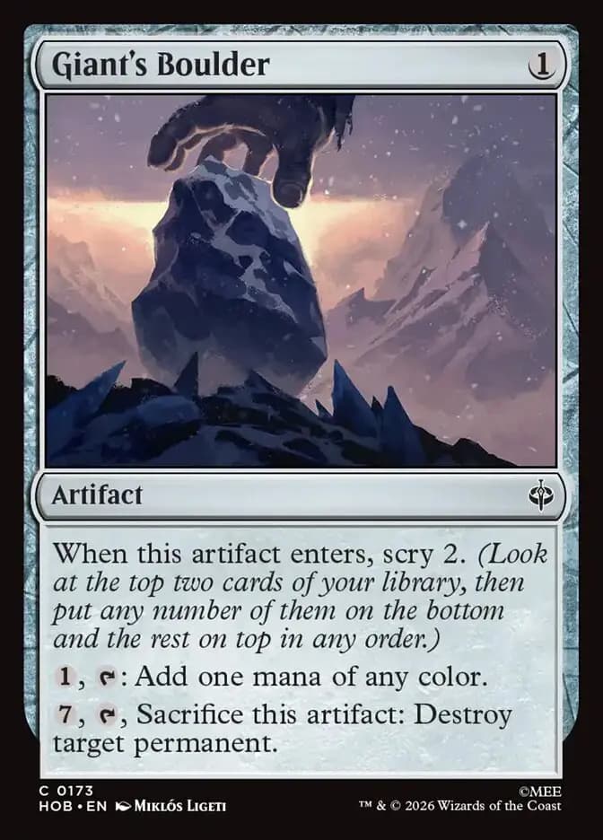 Card image of Giant's Boulder