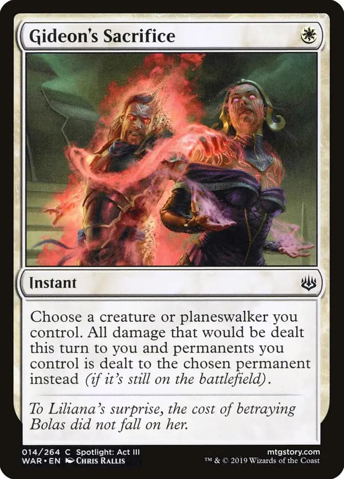 Card image of Gideon's Sacrifice