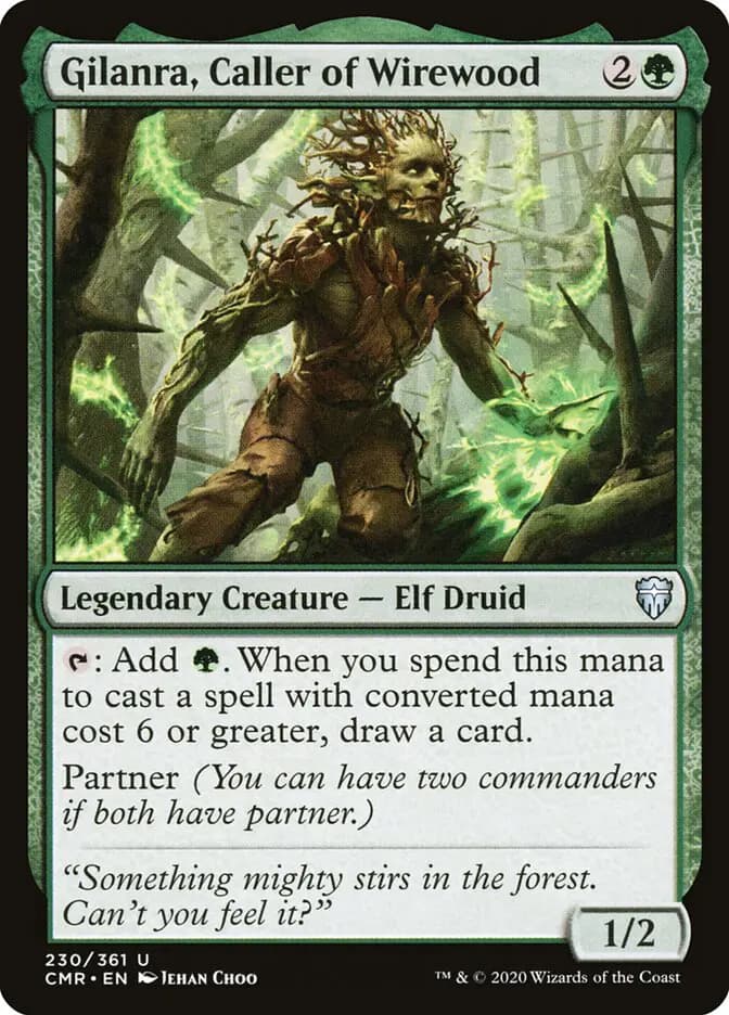 Card image of Gilanra, Caller of Wirewood
