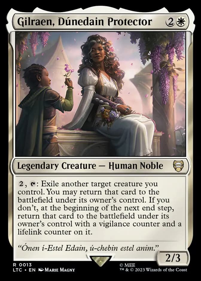 Card image of Gilraen, Dúnedain Protector