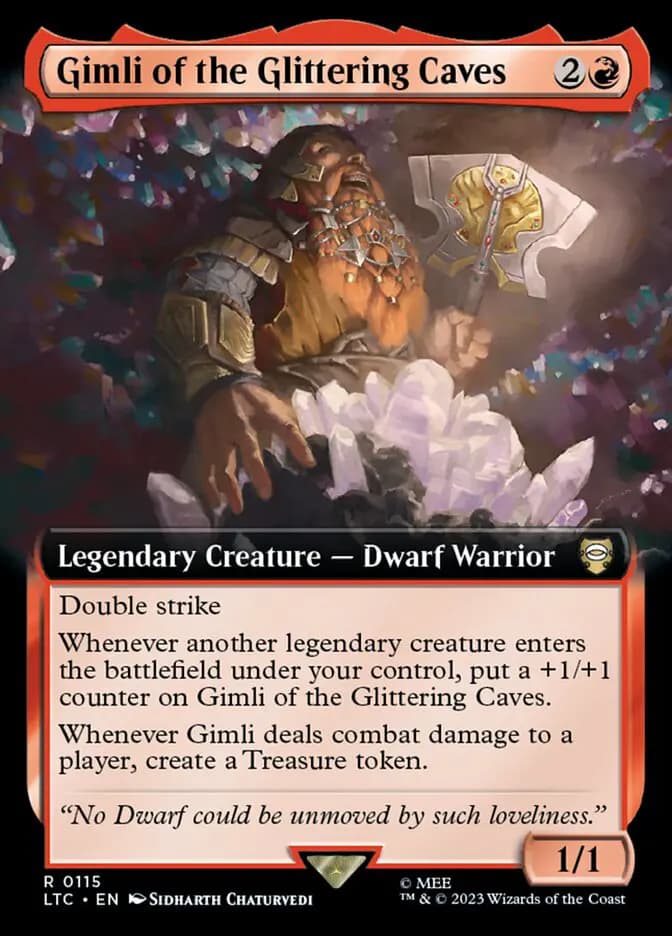 Card image of Gimli of the Glittering Caves